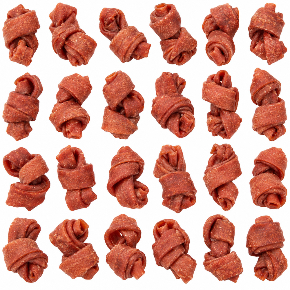 CHRUP&GO Mini Kość Wiązana Kaczka Jagnięcina 500g Gryzak Przysmak dla Psa